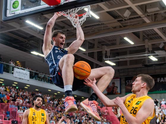 Adrian Breitlauch Eisbaeren Bremerhaven 7 , Tigers Tuebingen vs Eisbaeren Bremerhaven, Basketball, 2 Basketball Bundesliga ProA, Season 2025 2026, Matchday 34, 02 05 2026, Tigers Tuebingen vs Eisbaeren Bremerhaven, Basketball, 2 Basketball Bundesliga ProA, Season 2025 2026, Matchday 34, 02 05 2026 Tuebingen Copyright: xEibner-Pressefoto FlorianxSchustx EP_FSU