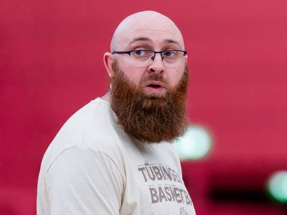 Troy Culley Tigers Tuebingen Assistant Coach , Tigers Tuebingen vs Eisbaeren Bremerhaven, Basketball, 2 Basketball Bundesliga ProA, Season 2025 2026, Matchday 34, 02 05 2026, Tigers Tuebingen vs Eisbaeren Bremerhaven, Basketball, 2 Basketball Bundesliga ProA, Season 2025 2026, Matchday 34, 02 05 2026 Tuebingen Copyright: xEibner-Pressefoto FlorianxSchustx EP_FSU