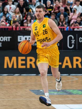 Till Joenke Tigers Tuebingen 26 , Tigers Tuebingen vs Eisbaeren Bremerhaven, Basketball, 2 Basketball Bundesliga ProA, Season 2025 2026, Matchday 34, 02 05 2026, Tigers Tuebingen vs Eisbaeren Bremerhaven, Basketball, 2 Basketball Bundesliga ProA, Season 2025 2026, Matchday 34, 02 05 2026 Tuebingen Copyright: xEibner-Pressefoto FlorianxSchustx EP_FSU