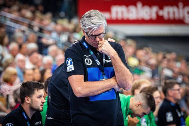 02 05 2026, xovx, Handball Daikin Handball Bundesliga, HSG Wetzlar THW Kiel Coach Runar Sigtryggsson HSG Wetzlar Wetzlar Buderus Arena Hessen Germany EN