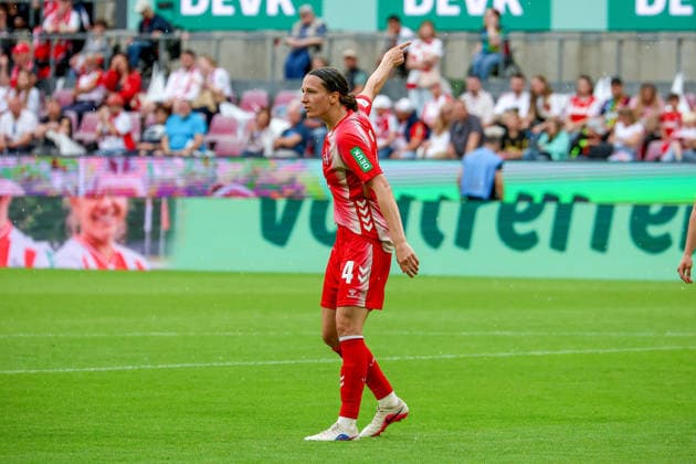 02 05 2026, xsscx, Frauen Fussball, 1 FC Köln Werder Bremen, 1 Fussball Bundesliga, 24 Spieltag, RheinEnergie Stadion, Saison 2025 2026 Sara Agrez 1 FC Köln 4 DFB regulations prohibit any use of photographs as image sequences and or quasi video Photo xSandraxScherningxPressefotoKochx Nordrhein Westfalen Germany