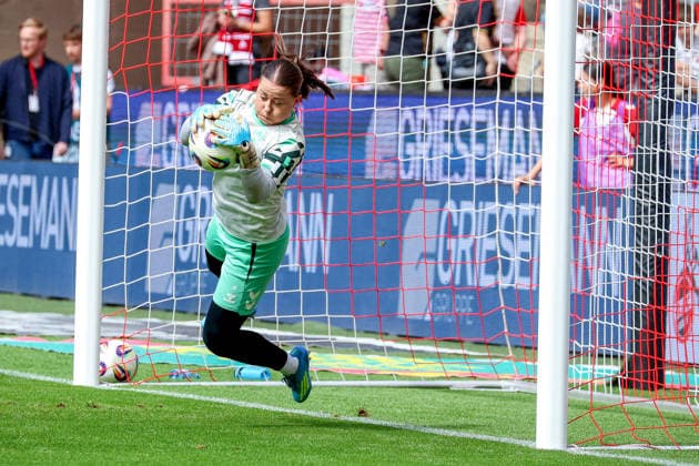 02 05 2026, xsscx, Frauen Fussball, 1 FC Köln Werder Bremen, 1 Fussball Bundesliga, 24 Spieltag, RheinEnergie Stadion, Saison 2025 2026 Mariella El Sherif Werder Bremen 39 DFB regulations prohibit any use of photographs as image sequences and or quasi video Photo xSandraxScherningxPressefotoKochx Nordrhein Westfalen Germany