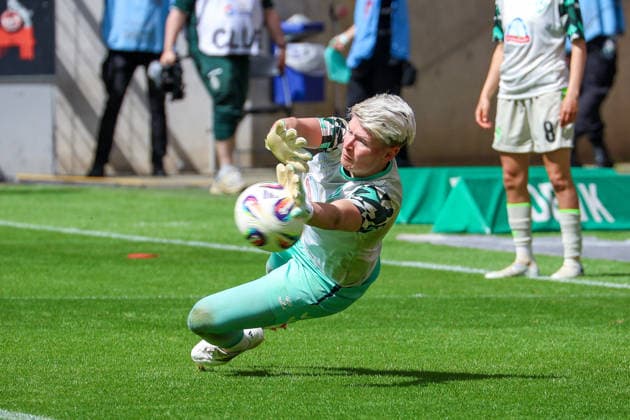 02 05 2026, xsscx, Frauen Fussball, 1 FC Köln Werder Bremen, 1 Fussball Bundesliga, 24 Spieltag, RheinEnergie Stadion, Saison 2025 2026 Vanessa Fischer Werder Bremen 1 DFB regulations prohibit any use of photographs as image sequences and or quasi video Photo xSandraxScherningxPressefotoKochx Nordrhein Westfalen Germany