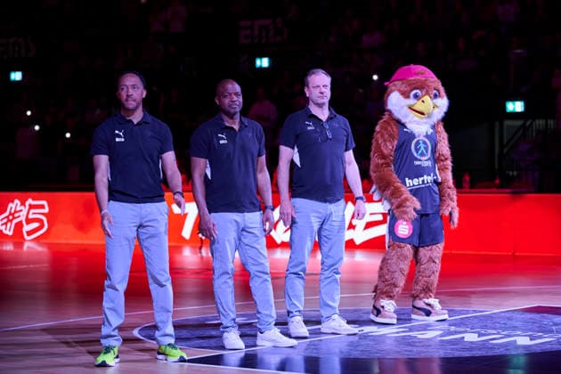 Barmer, BBL2, Nürnberg Falcons BC vs SBB Baskets Wolmirstedt BBL2, Nürnberg Falcons BC vs SBB Baskets Wolmirstedt Nürnberg KIA Metropol Arena Bayern Germany Copyright: xAmerican-Football.Network,x30nullvierxPhotographie,xGerhardxLehnerx