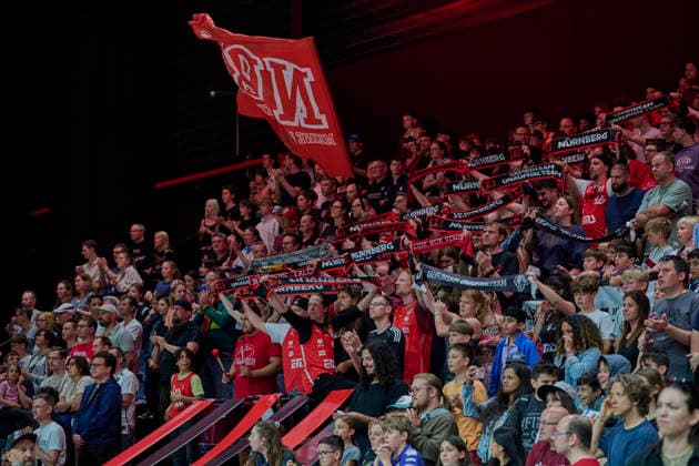 Barmer, BBL2, Nürnberg Falcons BC vs SBB Baskets Wolmirstedt BBL2, Nürnberg Falcons BC vs SBB Baskets Wolmirstedt Nürnberg KIA Metropol Arena Bayern Germany Copyright: xAmerican-Football.Network,x30nullvierxPhotographie,xGerhardxLehnerx