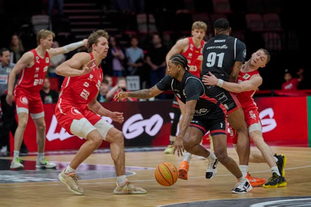 Barmer, BBL2, Nürnberg Falcons BC vs SBB Baskets Wolmirstedt BBL2, Nürnberg Falcons BC vs SBB Baskets Wolmirstedt Nürnberg KIA Metropol Arena Bayern Germany Copyright: xAmerican-Football.Network,x30nullvierxPhotographie,xGerhardxLehnerx