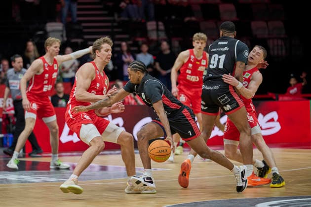 Barmer, BBL2, Nürnberg Falcons BC vs SBB Baskets Wolmirstedt BBL2, Nürnberg Falcons BC vs SBB Baskets Wolmirstedt Nürnberg KIA Metropol Arena Bayern Germany Copyright: xAmerican-Football.Network,x30nullvierxPhotographie,xGerhardxLehnerx