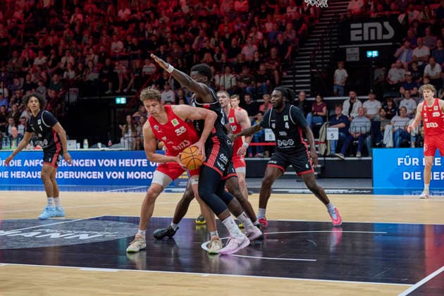 Barmer, BBL2, Nürnberg Falcons BC vs SBB Baskets Wolmirstedt BBL2, Nürnberg Falcons BC vs SBB Baskets Wolmirstedt Nürnberg KIA Metropol Arena Bayern Germany Copyright: xAmerican-Football.Network,x30nullvierxPhotographie,xGerhardxLehnerx