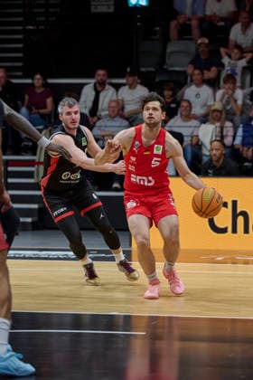 Barmer, BBL2, Nürnberg Falcons BC vs SBB Baskets Wolmirstedt BBL2, Nürnberg Falcons BC vs SBB Baskets Wolmirstedt Nürnberg KIA Metropol Arena Bayern Germany Copyright: xAmerican-Football.Network,x30nullvierxPhotographie,xGerhardxLehnerx