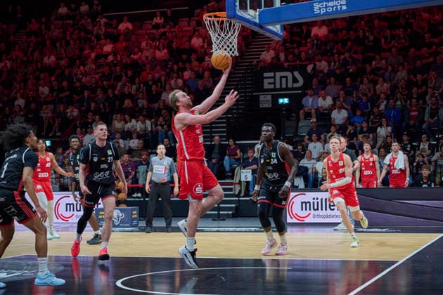 Barmer, BBL2, Nürnberg Falcons BC vs SBB Baskets Wolmirstedt BBL2, Nürnberg Falcons BC vs SBB Baskets Wolmirstedt Nürnberg KIA Metropol Arena Bayern Germany Copyright: xAmerican-Football.Network,x30nullvierxPhotographie,xGerhardxLehnerx