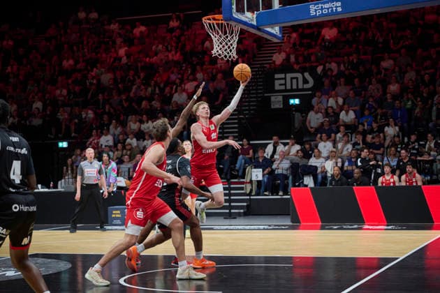 Barmer, BBL2, Nürnberg Falcons BC vs SBB Baskets Wolmirstedt BBL2, Nürnberg Falcons BC vs SBB Baskets Wolmirstedt Nürnberg KIA Metropol Arena Bayern Germany Copyright: xAmerican-Football.Network,x30nullvierxPhotographie,xGerhardxLehnerx