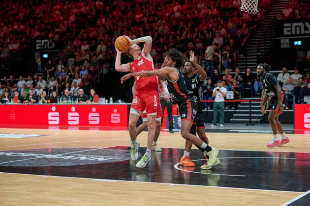 Barmer, BBL2, Nürnberg Falcons BC vs SBB Baskets Wolmirstedt BBL2, Nürnberg Falcons BC vs SBB Baskets Wolmirstedt Nürnberg KIA Metropol Arena Bayern Germany Copyright: xAmerican-Football.Network,x30nullvierxPhotographie,xGerhardxLehnerx