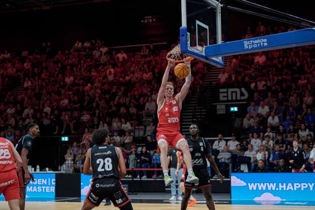 Barmer, BBL2, Nürnberg Falcons BC vs SBB Baskets Wolmirstedt BBL2, Nürnberg Falcons BC vs SBB Baskets Wolmirstedt Nürnberg KIA Metropol Arena Bayern Germany Copyright: xAmerican-Football.Network,x30nullvierxPhotographie,xGerhardxLehnerx