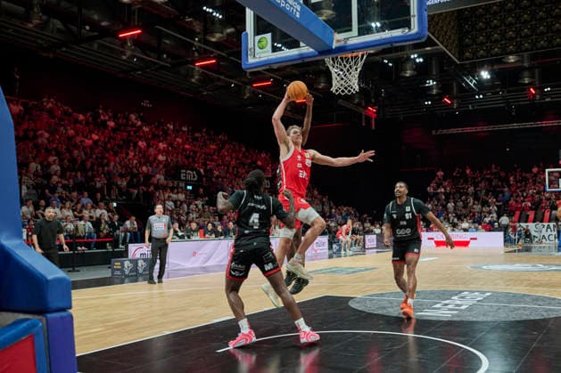Barmer, BBL2, Nürnberg Falcons BC vs SBB Baskets Wolmirstedt BBL2, Nürnberg Falcons BC vs SBB Baskets Wolmirstedt Nürnberg KIA Metropol Arena Bayern Germany Copyright: xAmerican-Football.Network,x30nullvierxPhotographie,xGerhardxLehnerx