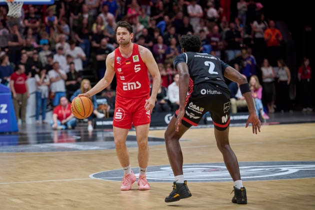 Barmer, BBL2, Nürnberg Falcons BC vs SBB Baskets Wolmirstedt BBL2, Nürnberg Falcons BC vs SBB Baskets Wolmirstedt Nürnberg KIA Metropol Arena Bayern Germany Copyright: xAmerican-Football.Network,x30nullvierxPhotographie,xGerhardxLehnerx
