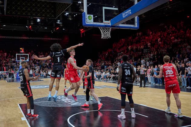 Barmer, BBL2, Nürnberg Falcons BC vs SBB Baskets Wolmirstedt BBL2, Nürnberg Falcons BC vs SBB Baskets Wolmirstedt Nürnberg KIA Metropol Arena Bayern Germany Copyright: xAmerican-Football.Network,x30nullvierxPhotographie,xGerhardxLehnerx