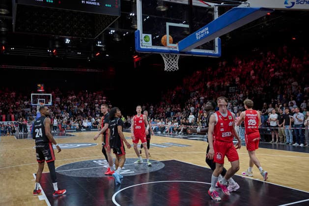 Barmer, BBL2, Nürnberg Falcons BC vs SBB Baskets Wolmirstedt BBL2, Nürnberg Falcons BC vs SBB Baskets Wolmirstedt Nürnberg KIA Metropol Arena Bayern Germany Copyright: xAmerican-Football.Network,x30nullvierxPhotographie,xGerhardxLehnerx