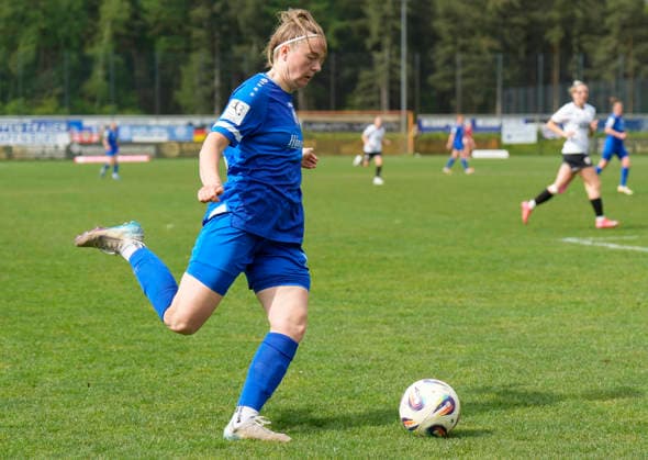 03 05 2026, Waldstadion, Meppen, GER, 2 Bundesliga, Women SV Meppen vs FC Ingolstadt, Bente Marie Bode SV Meppen 14 DFL REGULATIONS PROHIBIT ANY USE OF PHOTOGRAPHS AS IMAGE SEQUENCES AND OR QUASI VIDEO Meppen Lower Saxony Germany Waldstadion