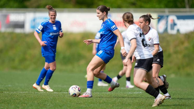 03 05 2026, Waldstadion, Meppen, GER, 2 Bundesliga, Women SV Meppen vs FC Ingolstadt, Anouk Blaschka SV Meppen 10 DFL REGULATIONS PROHIBIT ANY USE OF PHOTOGRAPHS AS IMAGE SEQUENCES AND OR QUASI VIDEO Meppen Lower Saxony Germany Waldstadion