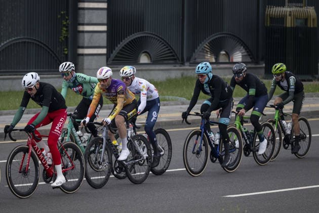 61st Presidential Cycling Tour of Turkiye ANKARA, TURKIYE - MAY 3: Cyclists compete during the eighth stage of the Presidential Cycling Tour of Turkiye 2026 (TUR 2026) on the Ankara-Ankara route in Ankara, Turkiye, on May 3, 2026. The race, held for the 61st time, is included in the Union Cycliste Internationale (UCI) Europe Tour calendar and is Turkiye’s only event in the ProSeries category. Binnur Ege Gurun Kocak Anadolu Ankara Turkey. Editorial use only. Please get in touch for any other usage.  Copyright: x2026xAnadoluxBinnurxEgexGurunxKocakx