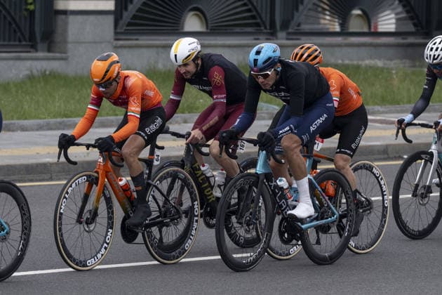61st Presidential Cycling Tour of Turkiye ANKARA, TURKIYE - MAY 3: Cyclists compete during the eighth stage of the Presidential Cycling Tour of Turkiye 2026 (TUR 2026) on the Ankara-Ankara route in Ankara, Turkiye, on May 3, 2026. The race, held for the 61st time, is included in the Union Cycliste Internationale (UCI) Europe Tour calendar and is Turkiye’s only event in the ProSeries category. Binnur Ege Gurun Kocak Anadolu Ankara Turkey. Editorial use only. Please get in touch for any other usage.  Copyright: x2026xAnadoluxBinnurxEgexGurunxKocakx