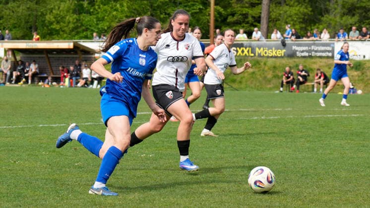 03 05 2026, Waldstadion, Meppen, GER, 2 Bundesliga, Women SV Meppen vs FC Ingolstadt, Marie Bleil SV Meppen 7 DFL REGULATIONS PROHIBIT ANY USE OF PHOTOGRAPHS AS IMAGE SEQUENCES AND OR QUASI VIDEO Meppen Lower Saxony Germany Waldstadion