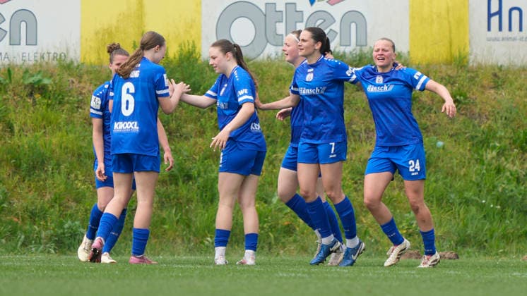 03 05 2026, Waldstadion, Meppen, GER, 2 Bundesliga, Women SV Meppen vs FC Ingolstadt, Meppen cheers after Laura Brörings 2 0 SV Meppen 6 DFL REGULATIONS PROHIBIT ANY USE OF PHOTOGRAPHS AS IMAGE SEQUENCES AND OR QUASI VIDEO Meppen Lower Saxony Germany Waldstadion