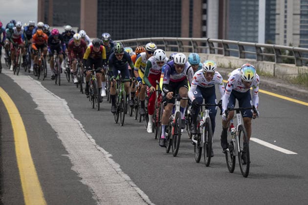 61st Presidential Cycling Tour of Turkiye ANKARA, TURKIYE - MAY 3: Cyclists compete during the eighth stage of the Presidential Cycling Tour of Turkiye 2026 (TUR 2026) on the Ankara-Ankara route in Ankara, Turkiye, on May 3, 2026. The race, held for the 61st time, is included in the Union Cycliste Internationale (UCI) Europe Tour calendar and is Turkiye’s only event in the ProSeries category. Binnur Ege Gurun Kocak Anadolu Ankara Turkey. Editorial use only. Please get in touch for any other usage.  Copyright: x2026xAnadoluxBinnurxEgexGurunxKocakx