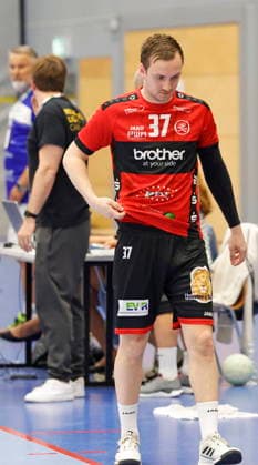 02 05 2026 Handball Oberliga Männer 2025 2026 SG Arheilgen HSG Rodgau Nieder Roden II 36 29 v li Henning Schopper 37 Rodgau Darmstadt Hessen Germany