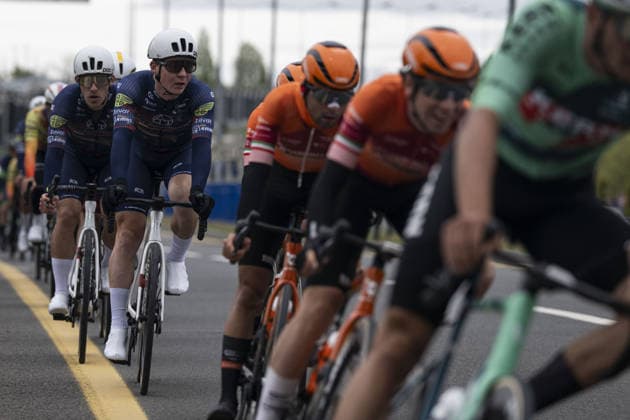61st Presidential Cycling Tour of Turkiye ANKARA, TURKIYE - MAY 3: Cyclists compete during the eighth stage of the Presidential Cycling Tour of Turkiye 2026 (TUR 2026) on the Ankara-Ankara route in Ankara, Turkiye, on May 3, 2026. The race, held for the 61st time, is included in the Union Cycliste Internationale (UCI) Europe Tour calendar and is Turkiye’s only event in the ProSeries category. Binnur Ege Gurun Kocak Anadolu Ankara Turkey. Editorial use only. Please get in touch for any other usage.  Copyright: x2026xAnadoluxBinnurxEgexGurunxKocakx