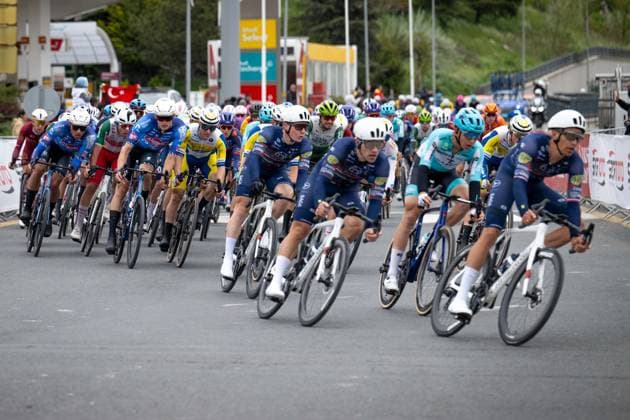 61st Presidential Cycling Tour of Turkiye ANKARA, TURKIYE - MAY 3: Cyclists compete during the eighth stage of the Presidential Cycling Tour of Turkiye 2026 (TUR 2026) on the Ankara-Ankara route in Ankara, Turkiye, on May 3, 2026. The race, held for the 61st time, is included in the Union Cycliste Internationale (UCI) Europe Tour calendar and is Turkiye’s only event in the ProSeries category. Didem Mente Anadolu Ankara Turkey. Editorial use only. Please get in touch for any other usage.  Copyright: x2026xAnadoluxDidemxMentex