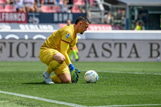CALCIO - Serie A - Bologna FC vs Cagliari Calcio Caprile Elia (Cagliari Calcio) during Bologna FC vs Cagliari Calcio, Italian soccer Serie A match in Bologna, Italy, May 03 2026 Bologna Italy  Copyright: xIPAxSport ABACAx