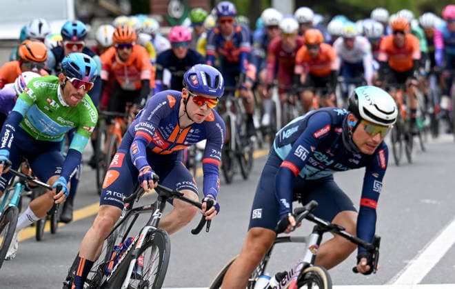 61st Presidential Cycling Tour of Turkiye ANKARA, TURKIYE - MAY 3: Cyclists compete during the eighth stage of the Presidential Cycling Tour of Turkiye 2026 (TUR 2026) on the Ankara-Ankara route in Ankara, Turkiye, on May 3, 2026. The race, held for the 61st time, is included in the Union Cycliste Internationale (UCI) Europe Tour calendar and is Turkiye’s only event in the ProSeries category. Rasit Aydogan Anadolu Ankara Turkey. Editorial use only. Please get in touch for any other usage.  Copyright: x2026xAnadoluxRasitxAydoganx