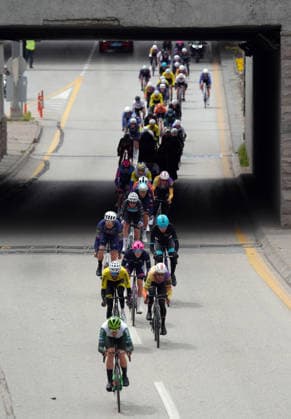 61st Presidential Cycling Tour of Turkiye ANKARA, TURKIYE - MAY 3: Cyclists compete during the eighth stage of the Presidential Cycling Tour of Turkiye 2026 (TUR 2026) on the Ankara-Ankara route in Ankara, Turkiye, on May 3, 2026. The race, held for the 61st time, is included in the Union Cycliste Internationale (UCI) Europe Tour calendar and is Turkiye’s only event in the ProSeries category. Evrim Aydin Anadolu Ankara Turkey. Editorial use only. Please get in touch for any other usage.  Copyright: x2026xAnadoluxEvrimxAydinx