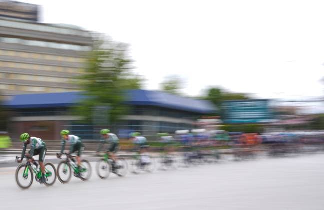 61st Presidential Cycling Tour of Turkiye ANKARA, TURKIYE - MAY 3: Cyclists compete during the eighth stage of the Presidential Cycling Tour of Turkiye 2026 (TUR 2026) on the Ankara-Ankara route in Ankara, Turkiye, on May 3, 2026. The race, held for the 61st time, is included in the Union Cycliste Internationale (UCI) Europe Tour calendar and is Turkiye’s only event in the ProSeries category. Evrim Aydin Anadolu Ankara Turkey. Editorial use only. Please get in touch for any other usage.  Copyright: x2026xAnadoluxEvrimxAydinx