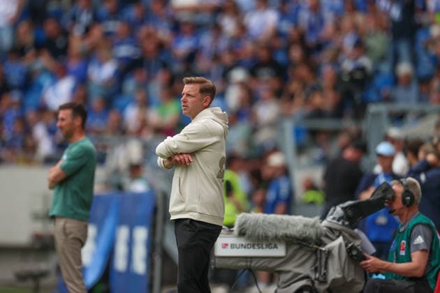 Florian Kohfeldt SV Darmstadt 98, Head Coach , Karlsruher SC vs SV Darmstadt 98, 2 Bundesliga, 32 Matchday, 2025 2026, 03 05 2026, DFL REGULATES PROHIBIT ANY USE OF PHOTOGRAPHS AS IMAGE SEQUENCES AND OR QUASI VIDEO, Karlsruher SC vs SV Darmstadt 98, 2 Bundesliga, 32 Matchday, 2025 2026, 03 05 2026 Karlsruhe Copyright: xEibner-Pressefoto JanxPrihodax EP_JPA