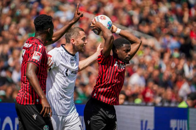 Germany Soccer 2 Bundesliga 2025 2026, Matchday 32 Hannover 96 vs Preußen Münster Heinz von Heiden Arena Stadion Hannover Noël Así ko Noel Aseko Hannover 96, 15 Mustapha Bundu Hannover 96, 7 Hannover Copyright: xAymanxAlahmedx