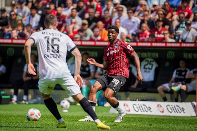 Germany Soccer 2 Bundesliga 2025 2026, 32 Matchday Hannover 96 vs Preußen Münster Heinz von Heiden Arena Stadion Hannover Ime Okon Hannover 96, 20 Hannover Copyright: xAymanxAlahmedx