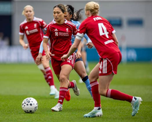 RECORD DATE NOT STATED 3rd May 2026; Joie Stadium, Manchester, England; Womens Super League Football, Manchester City versus Liverpool; Fuka Nagano of Liverpool Women TimxWilliams