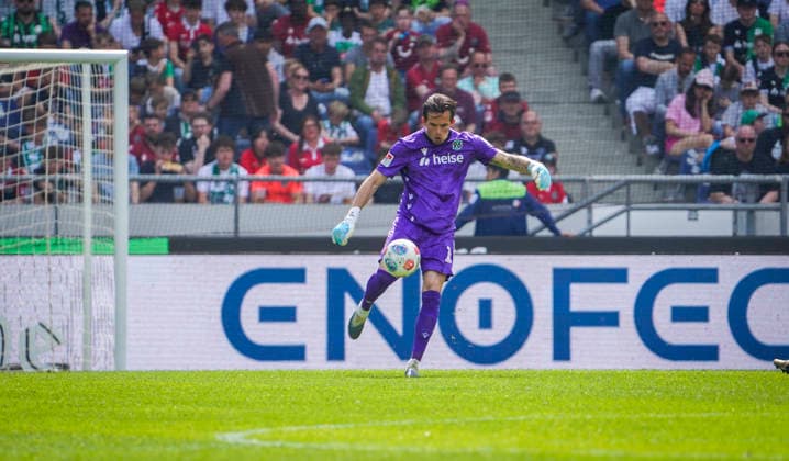 Germany Soccer 2 Bundesliga 2025 2026, Matchday 32 Hannover 96 vs Preußen Münster Heinz von Heiden Arena Stadion Hannover Nahuel Noll Hannover 96, 1 Hannover Copyright: xAymanxAlahmedx
