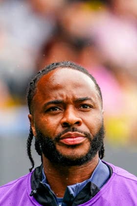 2026-05-03 Fortuna Sittard v Feyenoord Rotterdam - Dutch Eredivisie SITTARD, NETHERLANDS - MAY 3: Raheem Sterling of Feyenoord Rotterdam looks on during the Dutch Eredivisie match between Fortuna Sittard and Feyenoord Rotterdam at Fortuna Sittard Stadion on May 3, 2026 in Sittard, Netherlands. Sittard Fortuna Sittard Stadion Netherlands Content not available for redistribution in The Netherlands directly or indirectly through any third parties. Copyright: xGabrielxCalvinoxAlonsox