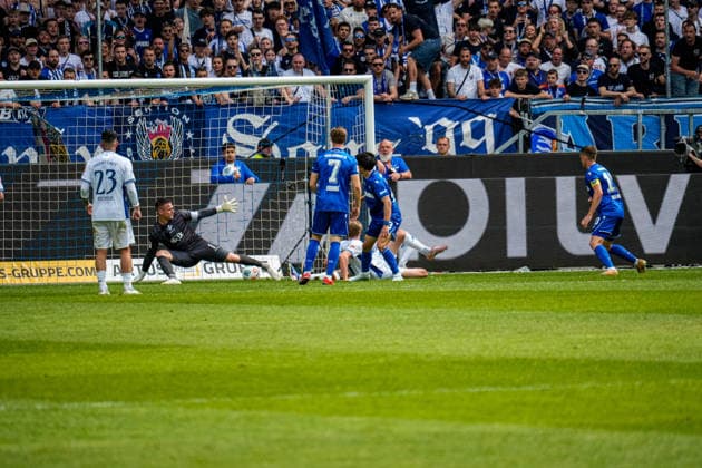 03 05 2026, xdaymx, Soccer 2 Bundesliga, Karlsruher SC SV Darmstadt 98 Shio Fukuda Karlsruher SC with the 2 1 lead goal DFL DFB REGULATIONS PROHIBIT ANY USE OF PHOTOGRAPHS as IMAGE SEQUENCES and or QUASI VIDEO Karlsruhe