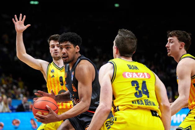Jonas Mattisseck Alba Berlin, 09 , Kostja Mushidi Niners Chemnitz, 11 , Justin Bean Alba Berlin, 34 , Alex O Connell Alba Berlin, 03 , GER, ALBA Berlin vs Chemnitz 99ers, Basketball Men, easy Credit BBL, Season 2025 2026, 32 Matchday, 03 05 2026 GER, ALBA Berlin vs Chemnitz 99ers, Basketball Men, easy Credit BBL, Season 2025 2026, 32 Matchday, 03 05 2026 Berlin Copyright: xClaudiusxRauch,xEibner-Pressefotox xClaudiusxRauchx EP_CRH