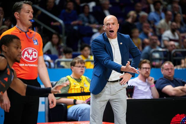 Rodrigo Pastore Niners Chemnitz, Head Coach , GER, ALBA Berlin vs Chemnitz 99ers, Basketball Men, easy Credit BBL, Season 2025 2026, 32 Matchday, 03 05 2026 GER, ALBA Berlin vs Chemnitz 99ers, Basketball Men, easy Credit BBL, Season 2025 2026, 32 Matchday, 03 05 2026 Berlin Copyright: xClaudiusxRauch,xEibner-Pressefotox xClaudiusxRauchx EP_CRH