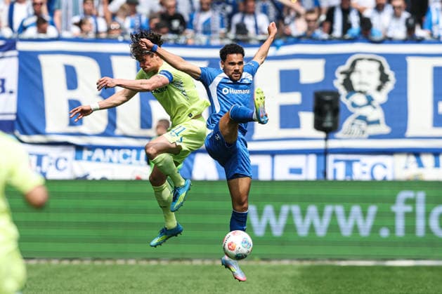 Herbert Bockhorn 1 FC Magdeburg,7 vs Fabian Reese Hertha BSC Berlin,11 2 Soccer Bundesliga Season 2025 2026 Point Match 1 FC Magdeburg vs Hertha BSC Berlin at the Avnet Arena in Magdeburg Action,Soccer,Man,Men,Germany,03 05 2026