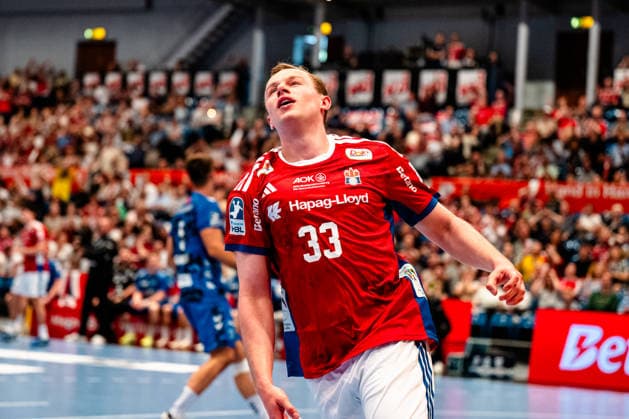 03 05 2026, xdobgx, Handball Daikin HBL, Handball Sport Verein Hamburg HSV TVB Stuttgart v l Moritz Sauter Handball Sport Verein Hamburg, 33 disappointed, looks disappointed, disappointed Hamburg