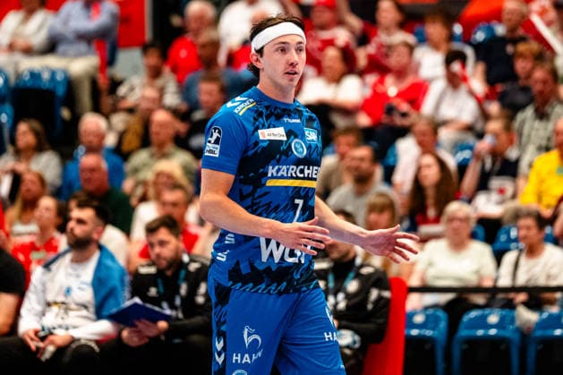 03 05 2026, xdobgx, Handball Daikin HBL, Handball Sport Verein Hamburg HSV TVB Stuttgart v l Kasper Lien TVB Stuttgart, 7 Portrait, Portraet, single image Hamburg