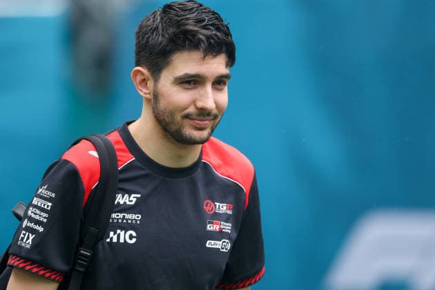 RECORD DATE NOT STATED 3rd May 2026; Miami International Autodrome, Miami, Florida, United States of America; 2026 FIA Formula 1 Miami Grand Prix Race Day; Esteban Ocon (31) of France and TGR Haas F1 Team enters team village DavidxBuono
