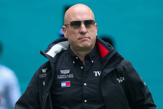 RECORD DATE NOT STATED 3rd May 2026; Miami International Autodrome, Miami, Florida, United States of America; 2026 FIA Formula 1 Miami Grand Prix Race Day; Dan Towriss CEO of TWG Motorsports enters team village DavidxBuono