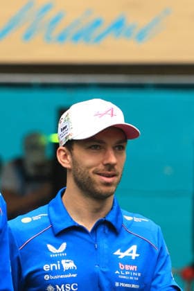 RECORD DATE NOT STATED 3rd May 2026; Miami International Autodrome, Miami, Florida, United States of America; 2026 FIA Formula 1 Miami Grand Prix Race Day; Pierre Gasly (10) of France and BWT Alpine Formula One Team walks in the paddock area JeffxRobinson